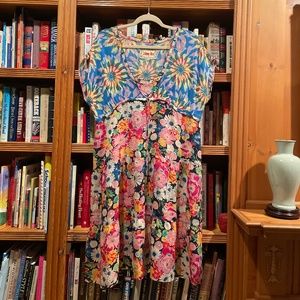 Johnny Was short flowy dress.